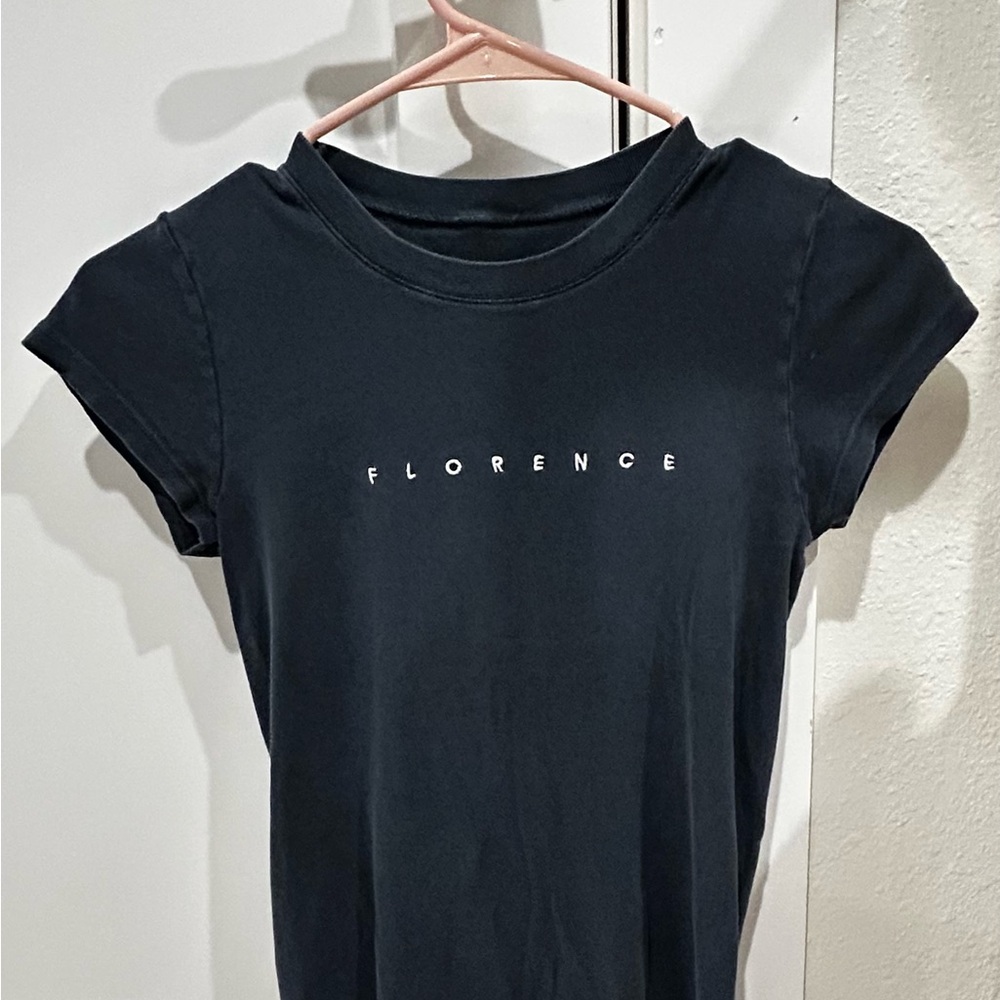 Brandy Melville Navy 'Florence' Tee